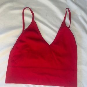 Red Crop Top